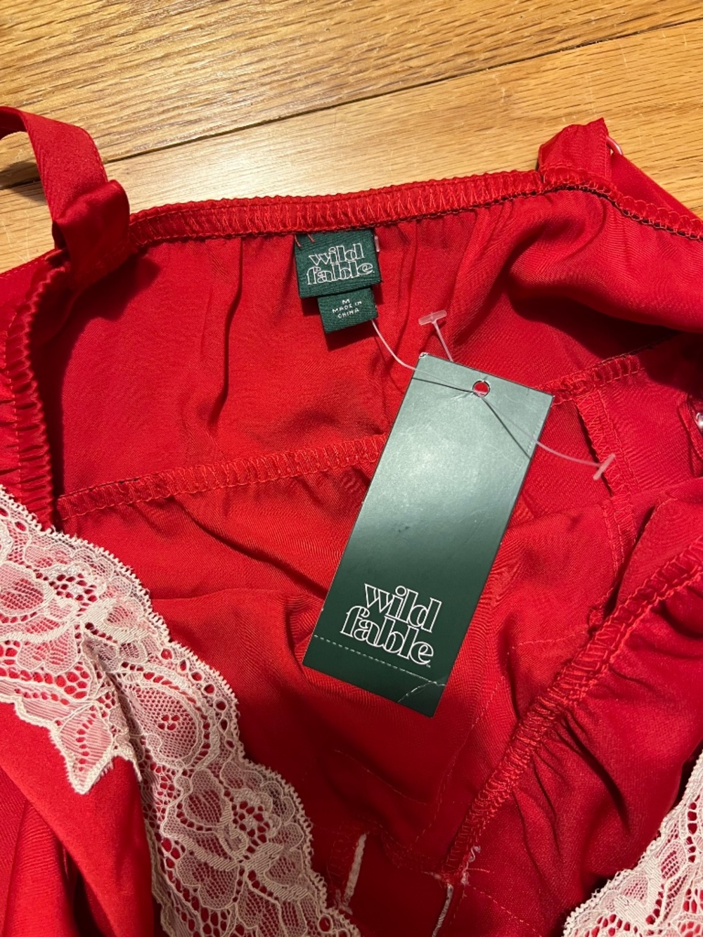 Wild Fable Red Slip Mini Dress - Picture 6 of 7